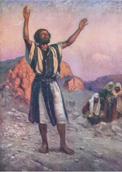 John the Baptist, från The Bible Picture Book utgiven av Thomas Nelson, c.1950